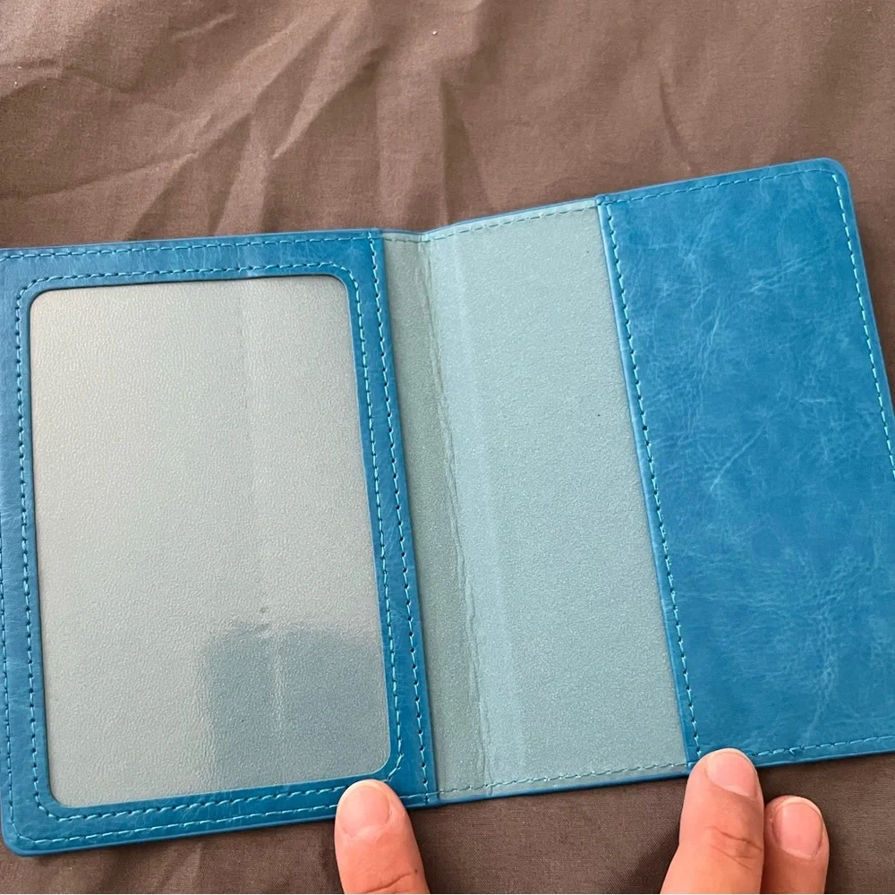 Blue passport holder NWT